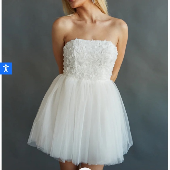 Do+Be White Mini Dress - Picture 12 of 14